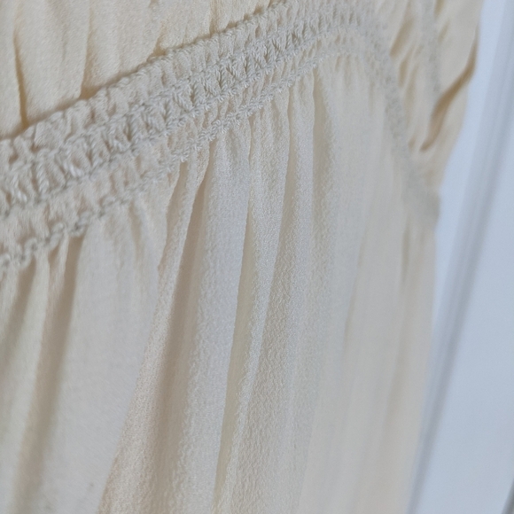 ARITZIA wilfred aparte birch silk dress beige XS NEW @x - Picture 4 of 11